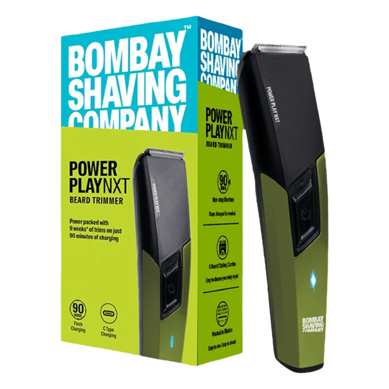 Bombay Shaving Company Power Play NXT Type C Beard Trimmer - Green