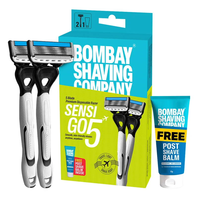 Bombay Shaving Company Sensi Go 5-Blade Disposable Razor