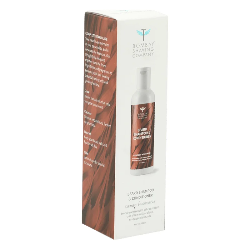 Bombay Shaving Company Wood Scented Beard Shampoo & Conditioner
