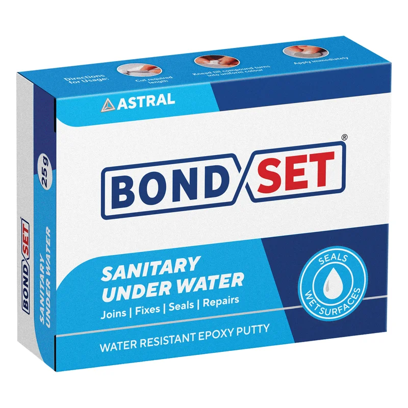 Bondset Sanitary Under Water Epoxy Putty