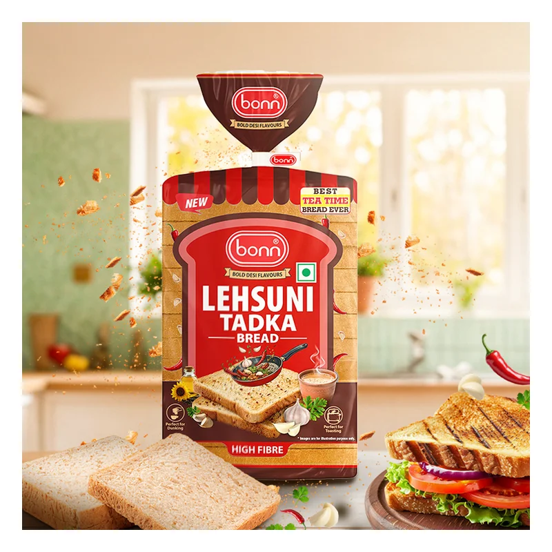 Bonn Lehsuni Tadka Bread