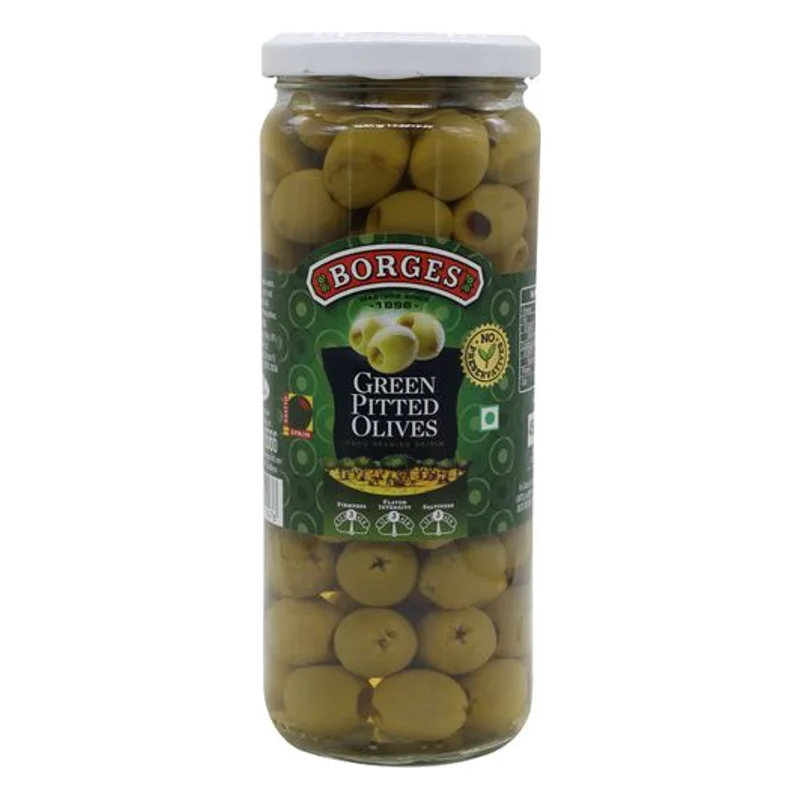 Borges Green Pitted Olives
