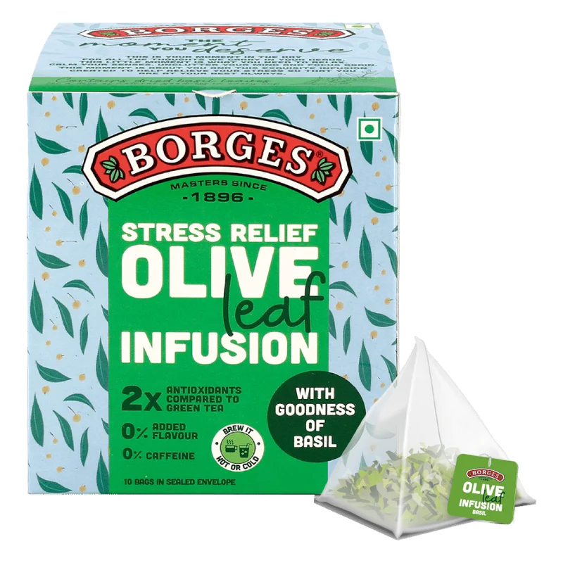 Borges Olive Leaf Infusion - Olive & Basil