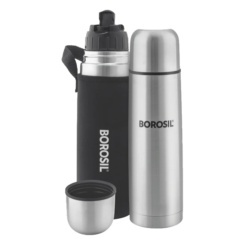 Borosil Hot & Cold Thermosteel Flask