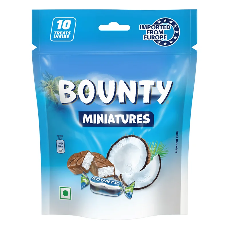Bounty Miniatures Coconut Chocolates
