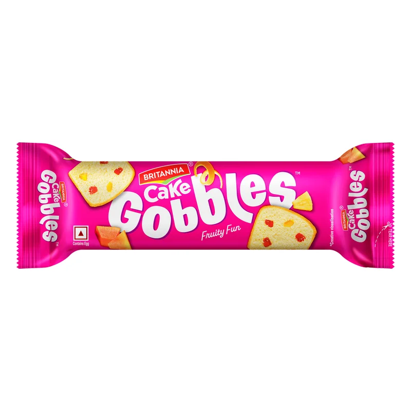Britannia Gobbles Fruity Fun Cake