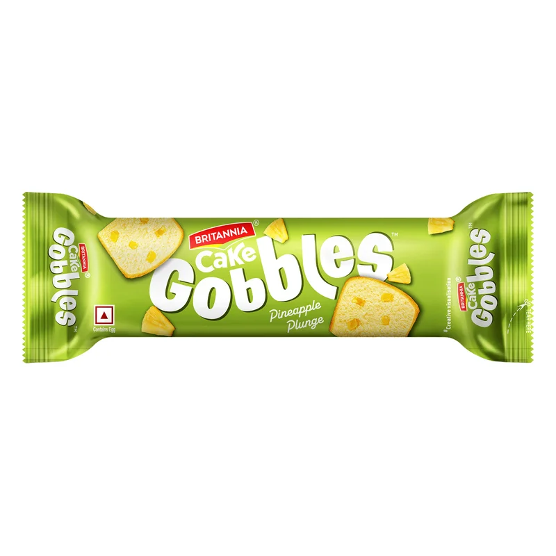 Britannia Gobbles Pineapple Plunge Cake