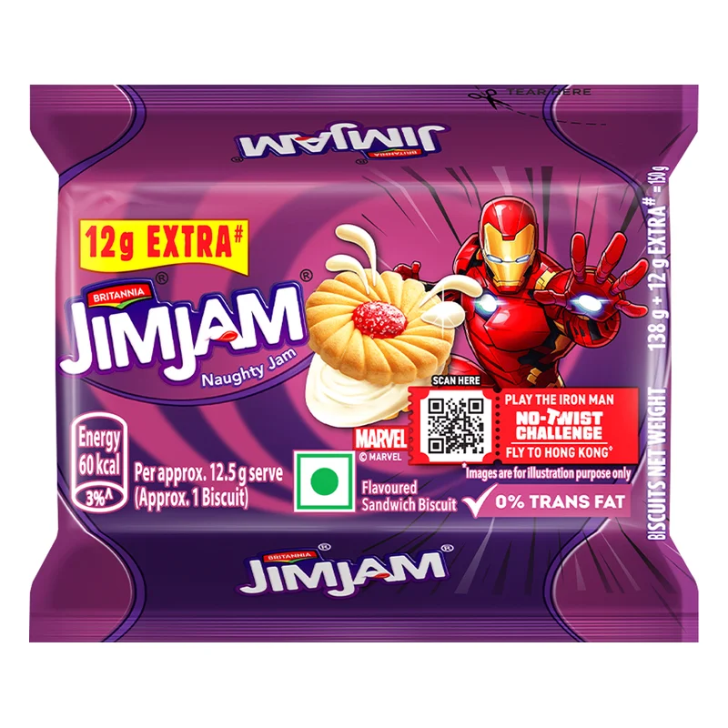 Britannia Jim Jam Biscuits