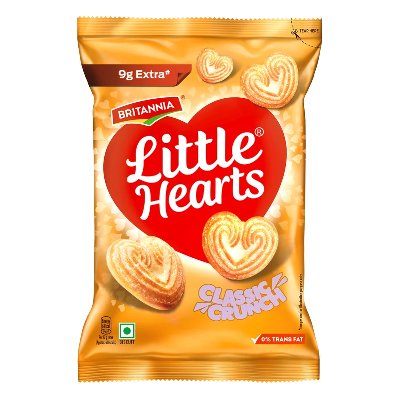 Britannia Little Hearts Classic Crunch Biscuits
