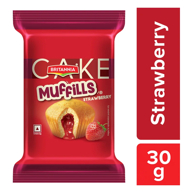 Britannia Muffills Strawberry Cake