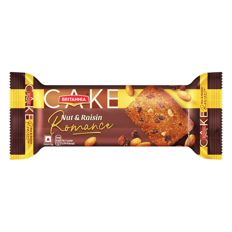 Britannia Nut & Raisin Romance Cake