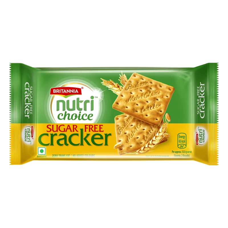 Britannia NutriChoice Sugar Free Cracker Biscuits