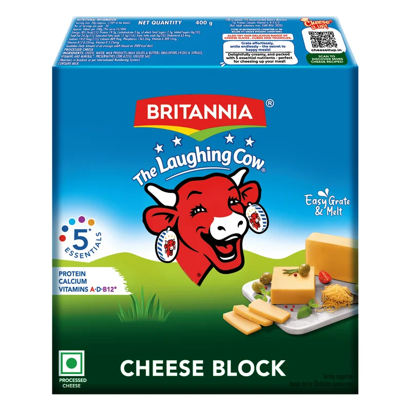 Britannia The Laughing Cow Cheese Block