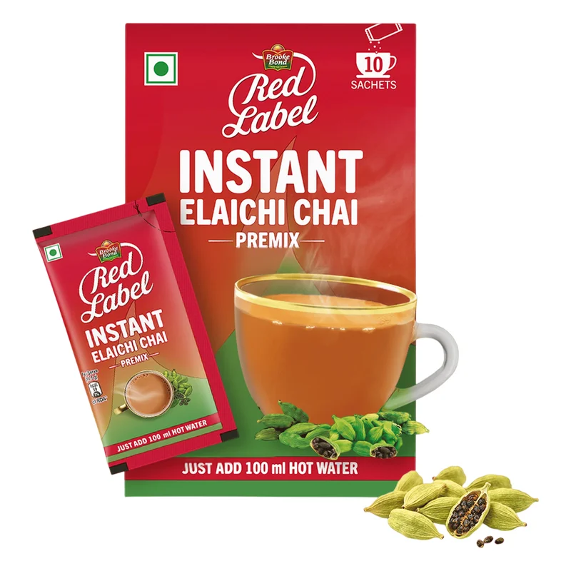 Brooke Bond Red Label Instant Elaichi Chai Premix