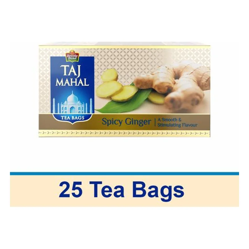 Brooke Bond Taj Mahal Spicy Ginger Tea Bags