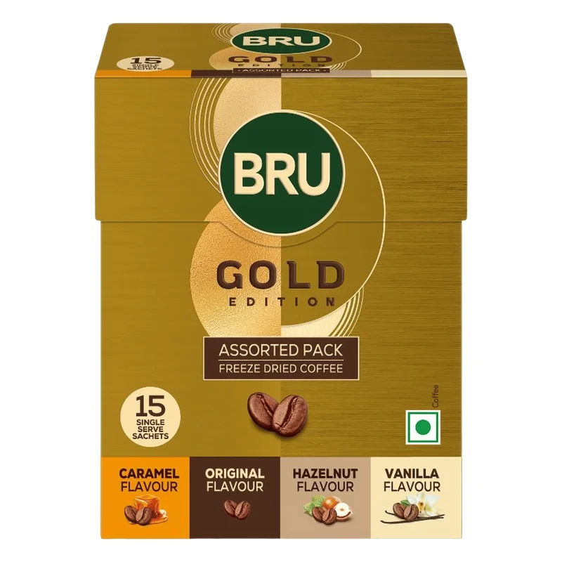 Bru Gold Edition Freeze Dried Coffee Assorted Pack
