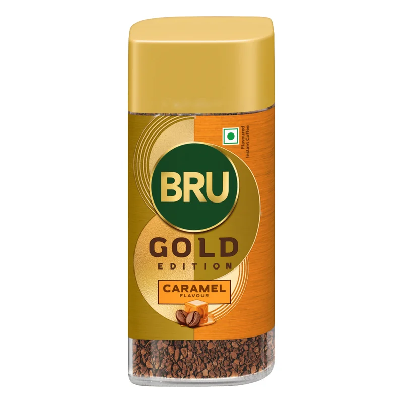 Bru Gold Freeze Dried Caramel Coffee
