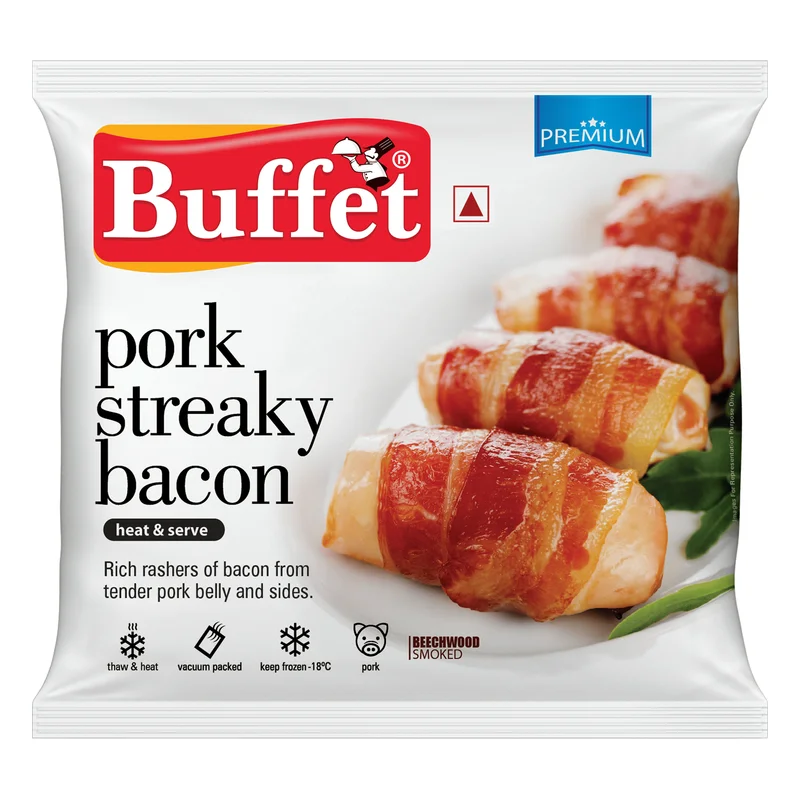 Buffet Beechwood Smoked Pork Streaky Bacon