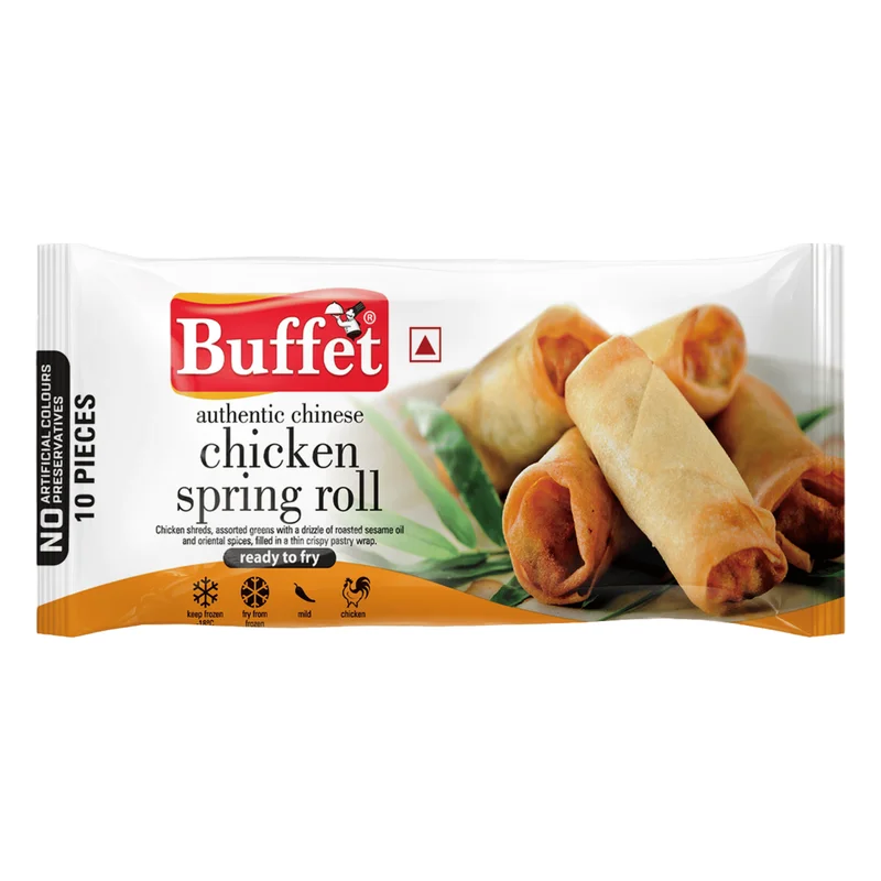 Buffet Chinese Chicken Spring Roll