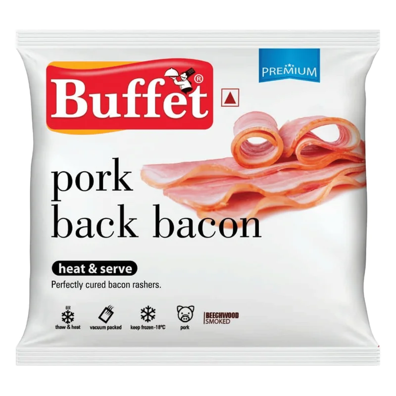 Buffet Pork Back Bacon - Heat & Serve