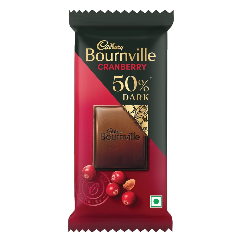 Cadbury Bournville Cranberry 50% Dark Chocolate