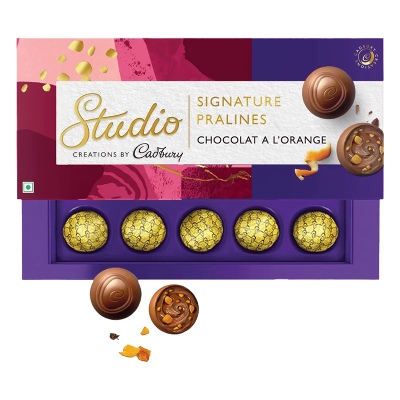 Cadbury Studio Chocolat a l'Orange Pralines
