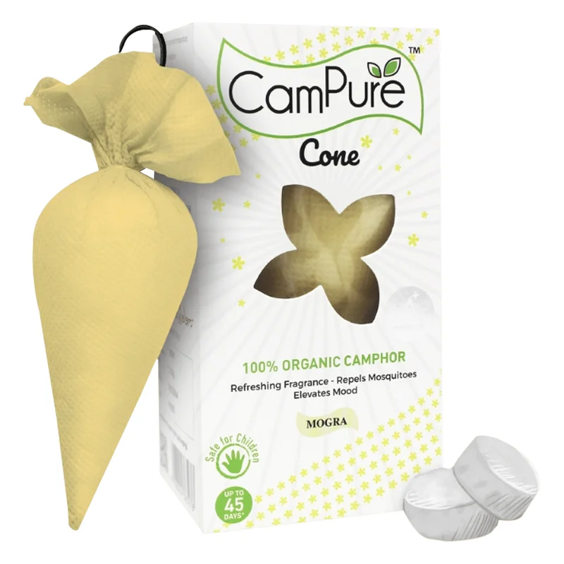 CamPure Camphor Cone Air Freshener - Mogra
