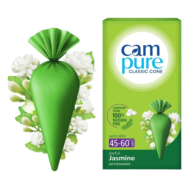 CamPure Classic Camphor Cone Air Freshener - Jasmine