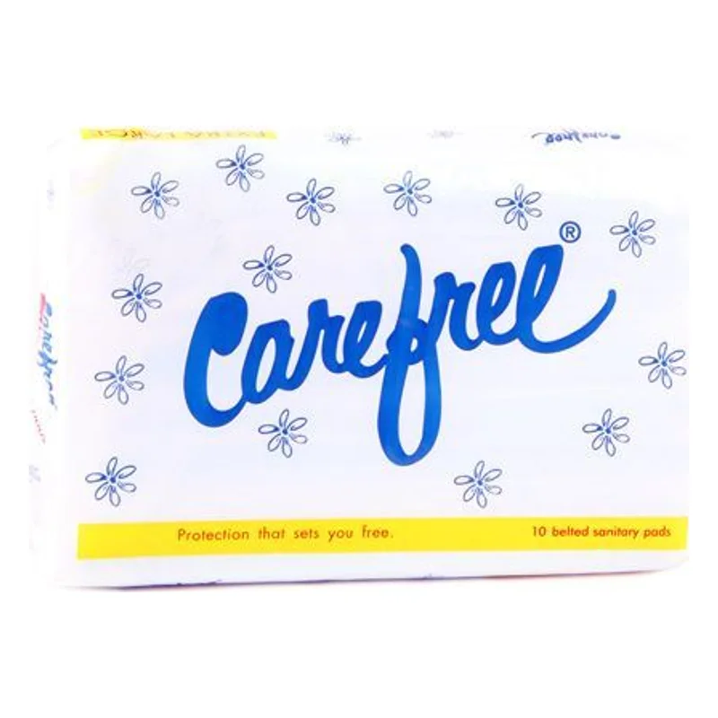 Carefree Belted Sanitary Pads - XL