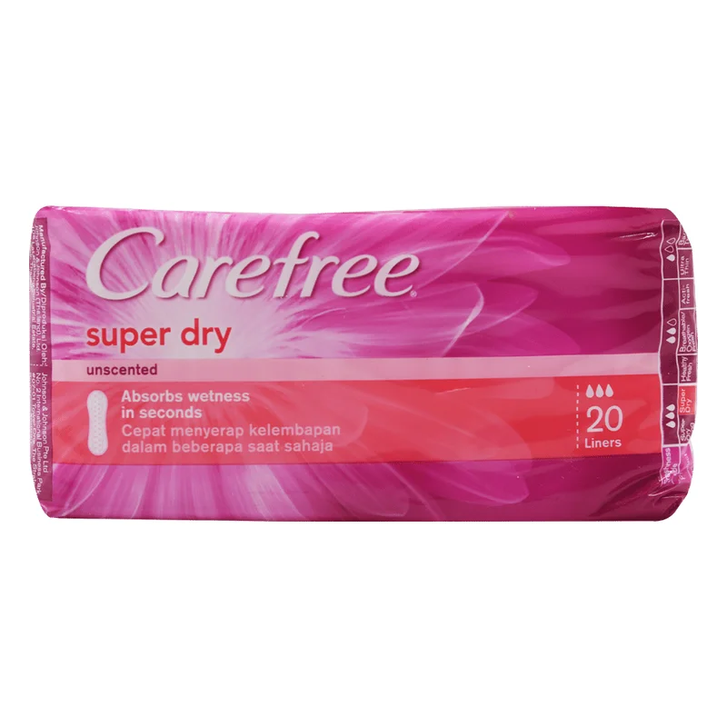 Carefree Super Dry Panty Liners
