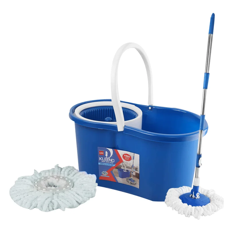 Cello Kleeno Compacto Spin Mop with Bucket