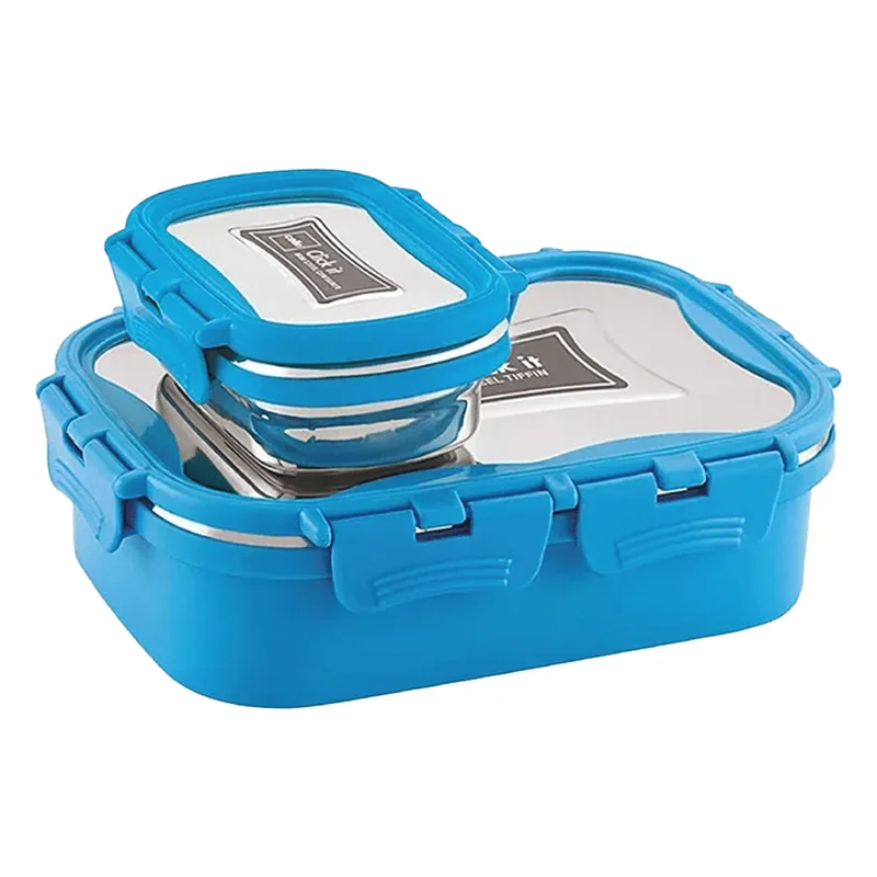 Cello Thermo Click Stainless Steel Lunch Pack