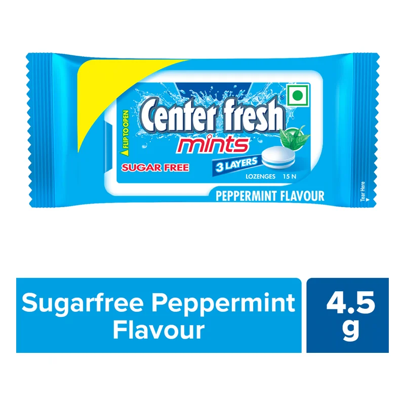 Center Fresh Sugar Free Peppermint Mints