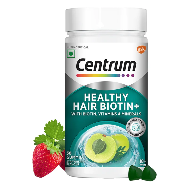 Centrum Healthy Hair Biotin+ Gummies