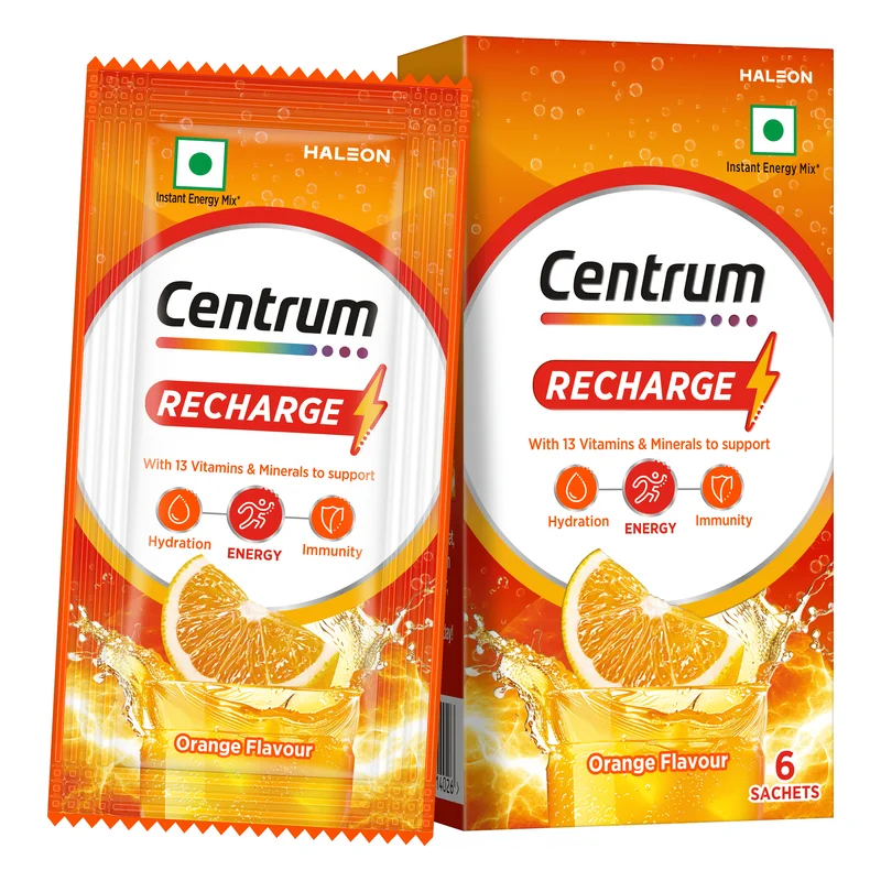 Centrum Recharge Instant Energy Drink Mix - Orange