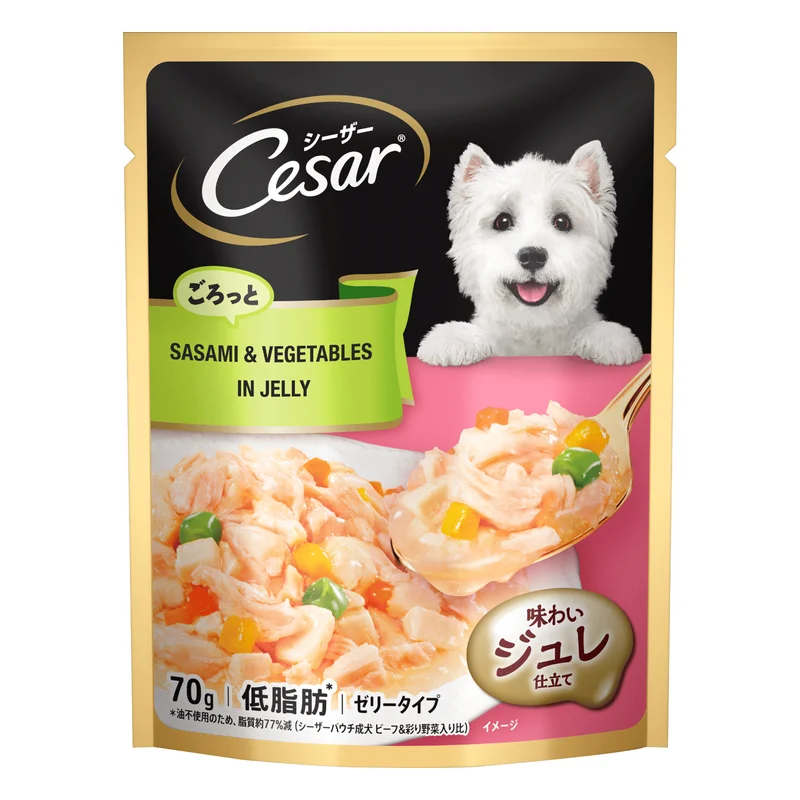Cesar Sasami & Vegetables in Jelly Adult Wet Dog Food