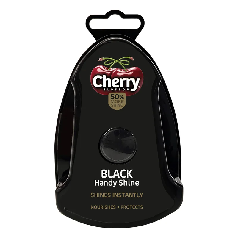 Cherry Blossom Handy Shine Shoe Shiner Sponge - Black