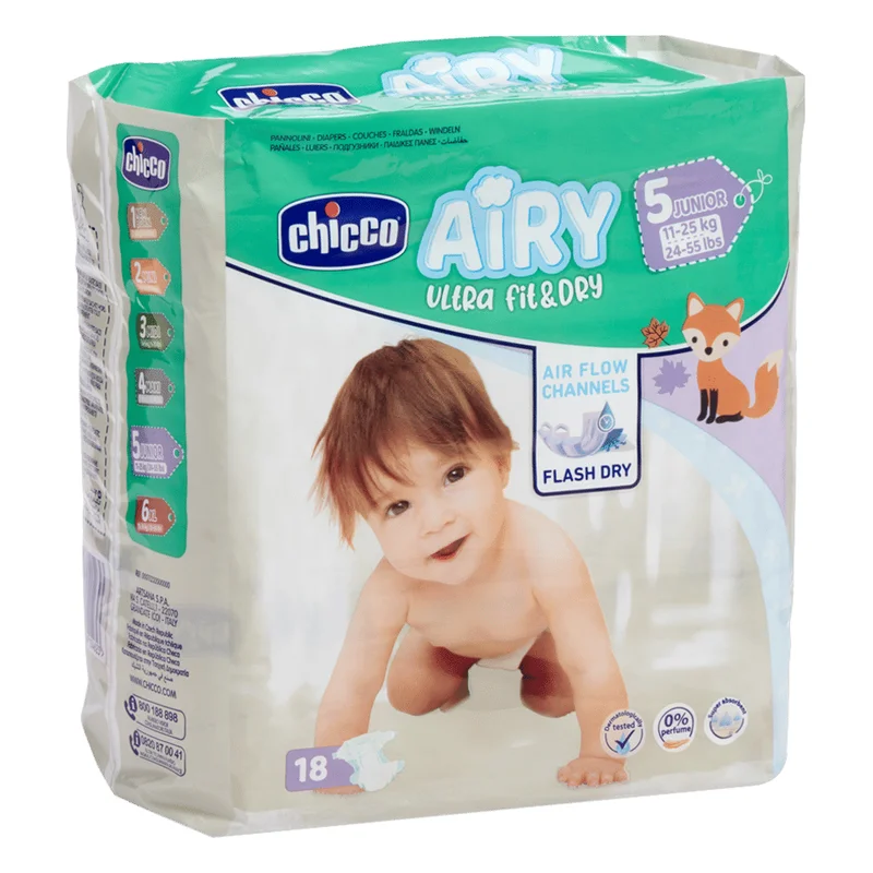 Chicco Airy Junior Diapers (11-25 kg)