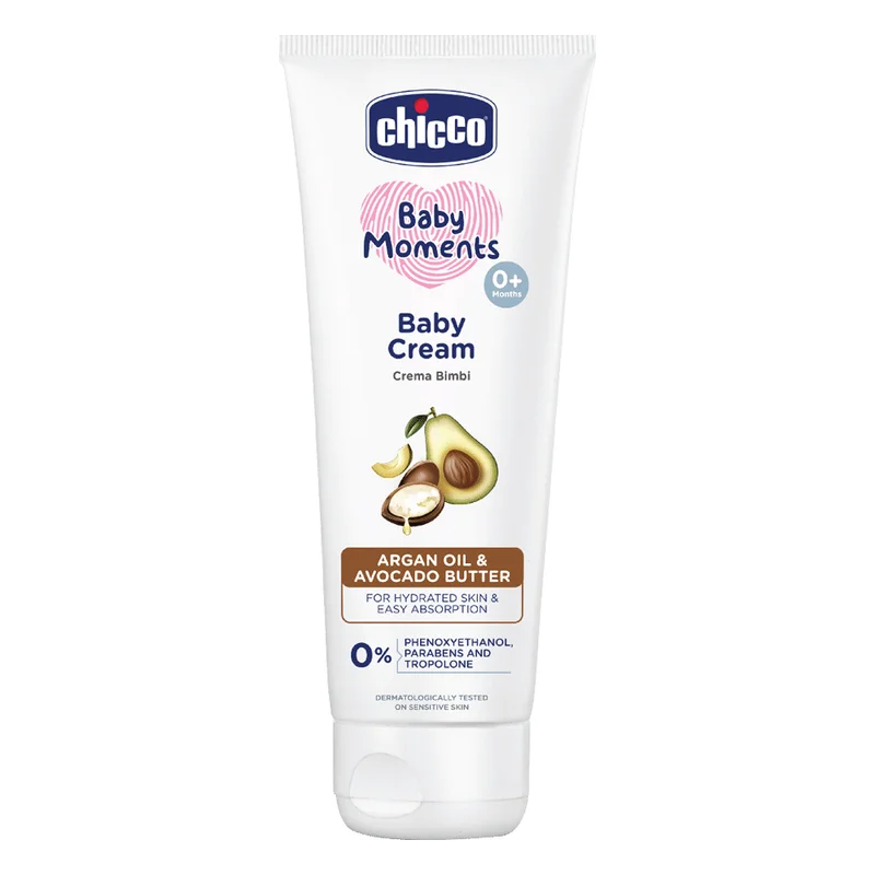 Chicco Baby Moments Baby Cream - Argan Oil & Avocado
