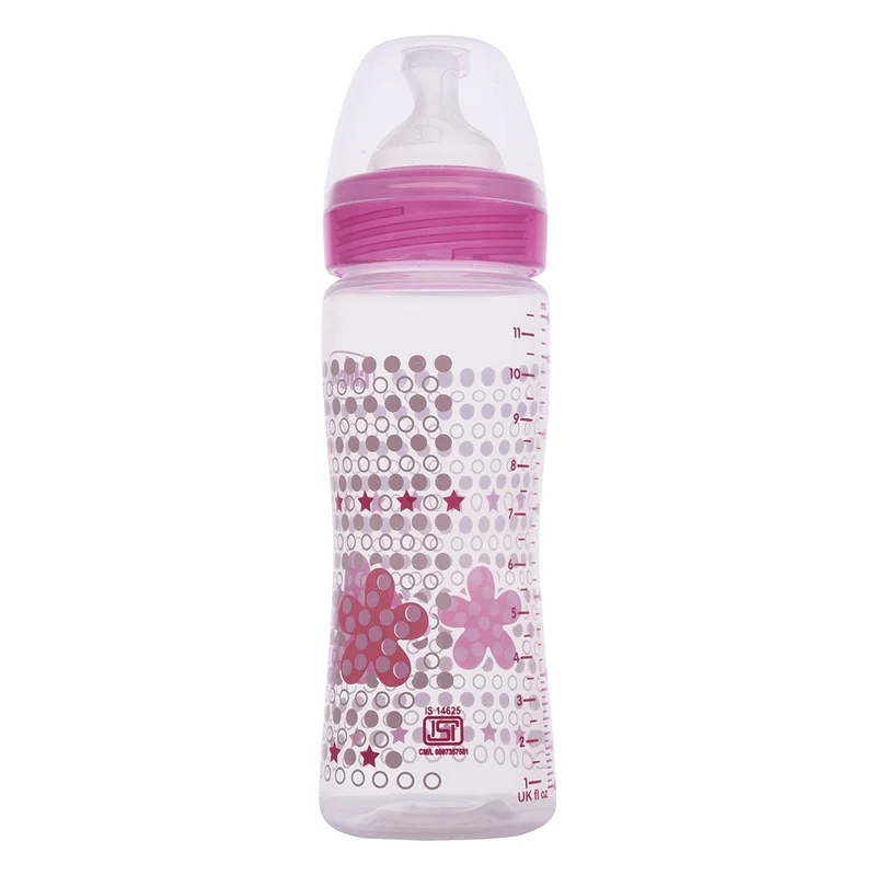 Chicco Feeding Bottle Fast Flow 4m+ - Pink