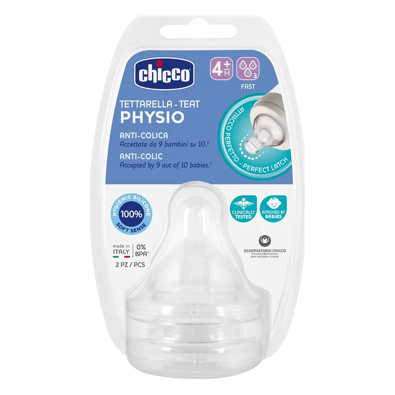 Chicco Natural Feeling Teat Fast Flow 4m+