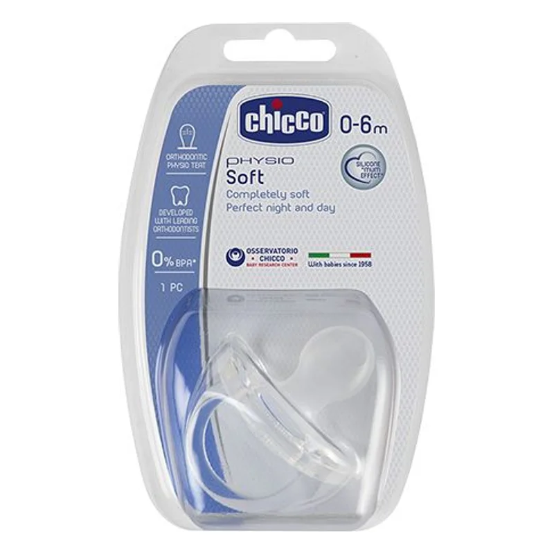 Chicco Soft Silicone Soother 0-6m - Neutral