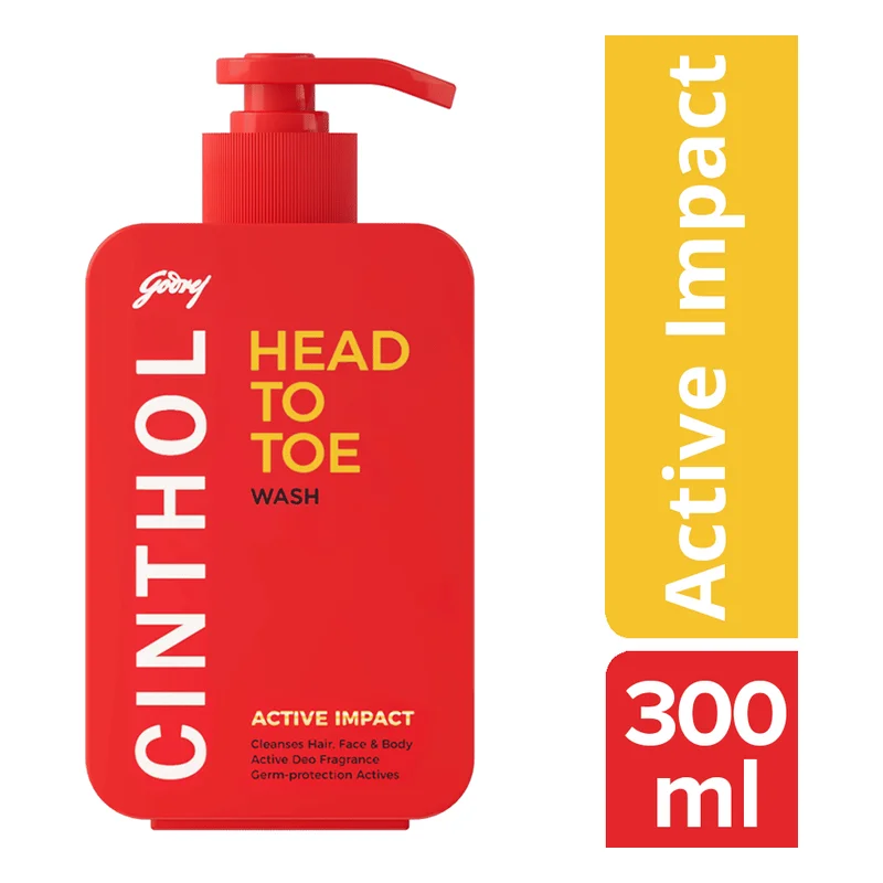 Cinthol Head To Toe Wash Active Impact