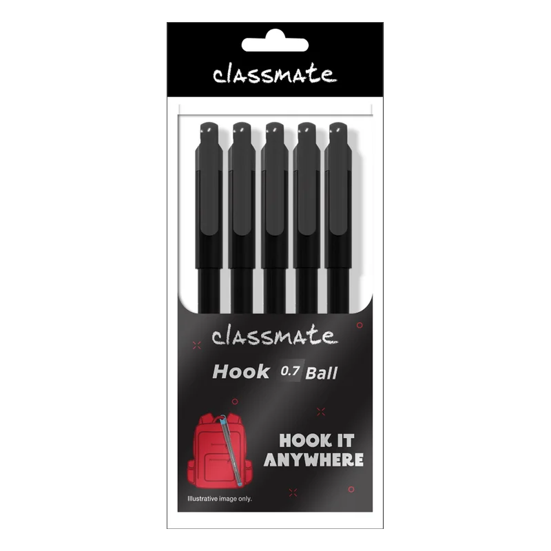 Classmate Hook Ball Pen Black