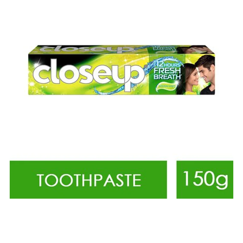 Close Up Deep Action Lemon Mint Anti-Germ Gel Toothpaste