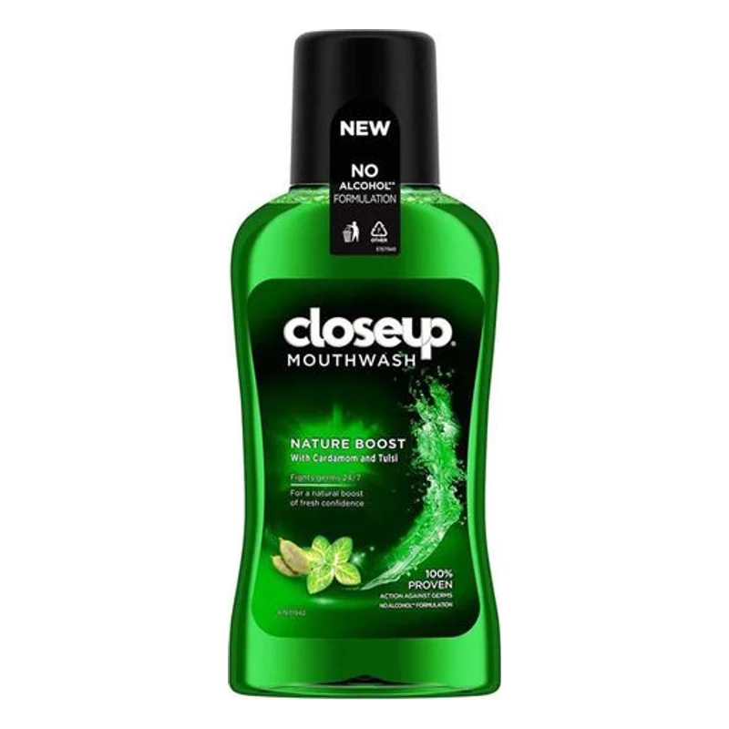 Close Up Nature Boost Anti-Germ Mouthwash
