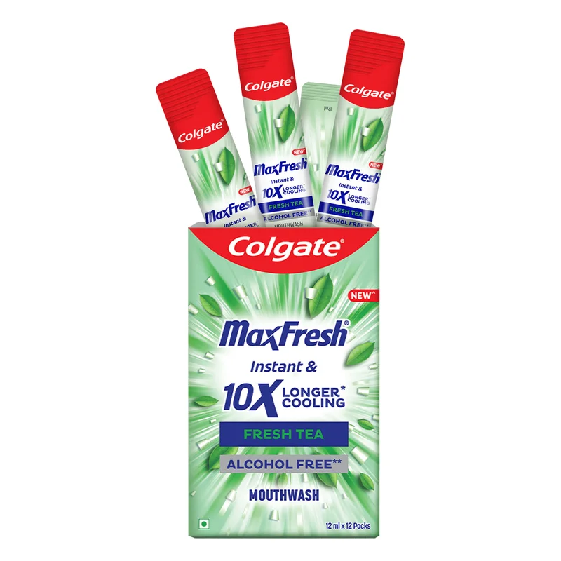 Colgate MaxFresh Fresh Tea Mouthwash Sachet