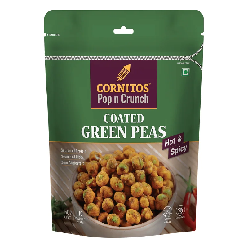 Cornitos Hot & Spicy Coated Green Peas