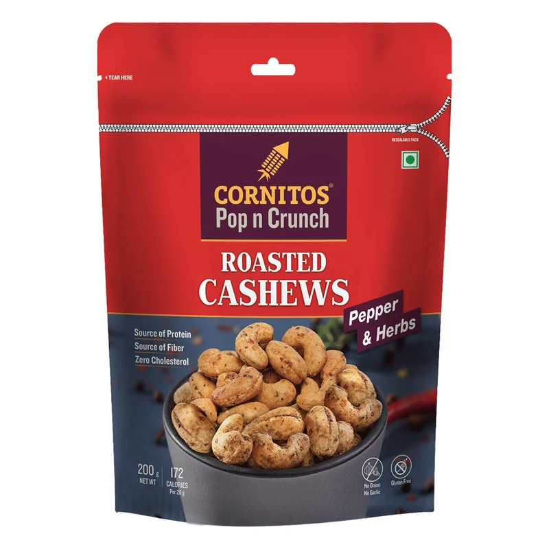 Cornitos Pepper & Herbs Roasted Cashews