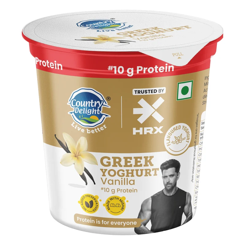 Country Delight 10g Protein Greek Yoghurt - Vanilla